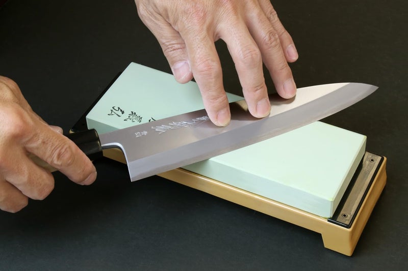 Yoshihiro Professional Grade Toishi Japanese Whetstone Knife Sharpener Water Stones (#10000 grit) - Image 3